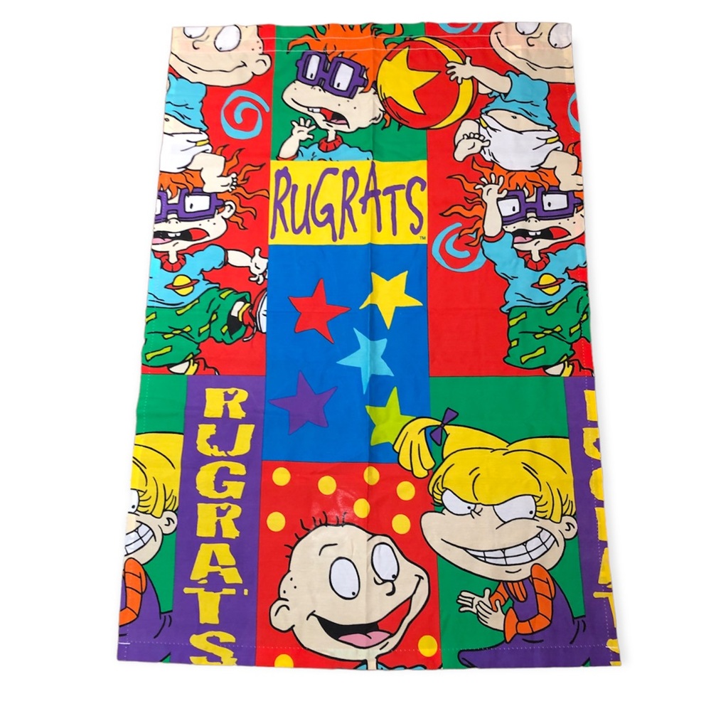 Vintage 90’s Vibrant Rugrats Curtain Panel